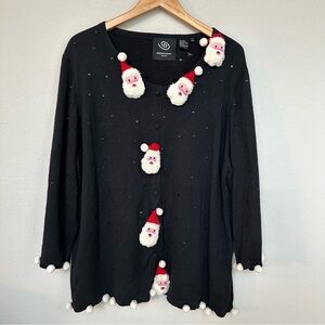 Michael Simon Event 2003 Vintage Santa Ugly Christmas Holiday Sweater 3X